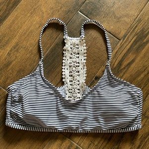 Xhilaration Striped Bikini Top